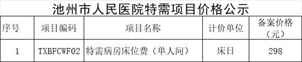 池州市人民医院特需项目价格公示.png
